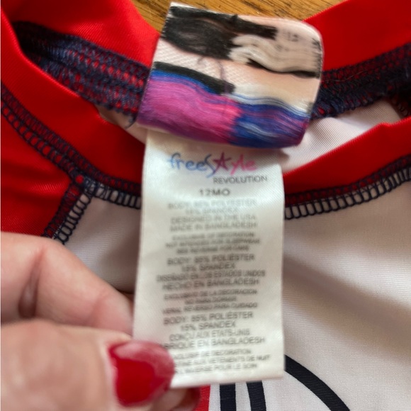 Freestyle Revolution Swim Shirt and Trunks Set, Size 12 Months - Picture 4 of 9
